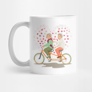 The elderly couple Mug